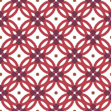 Geometrik süslemeli vektör deseni. Kusursuz tasarım dokusu 