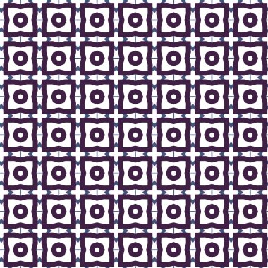 Geometrik süslemeli vektör deseni. Kusursuz tasarım dokusu