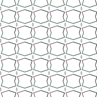 Geometrik süslemeli vektör deseni. Kusursuz tasarım dokusu