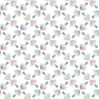 Geometrik süslemeli kusursuz desen. vektör illüstrasyonu