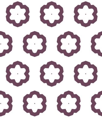 Geometrik süslemeli vektör deseni. Kusursuz tasarım dokusu 