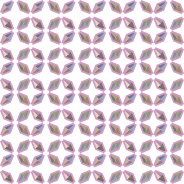 Geometrik süslemeli vektör deseni. Kusursuz tasarım dokusu 