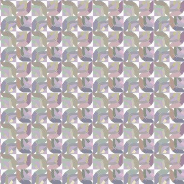 Geometrik süslemeli vektör deseni. Kusursuz tasarım dokusu 