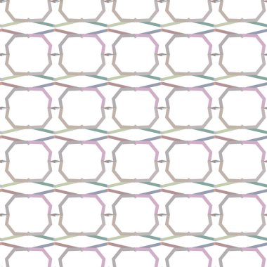 Geometrik süslemeli vektör deseni. Kusursuz tasarım dokusu 