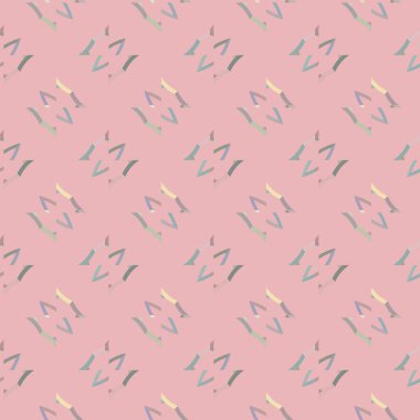 Geometrik süslemeli vektör deseni. Kusursuz tasarım dokusu 