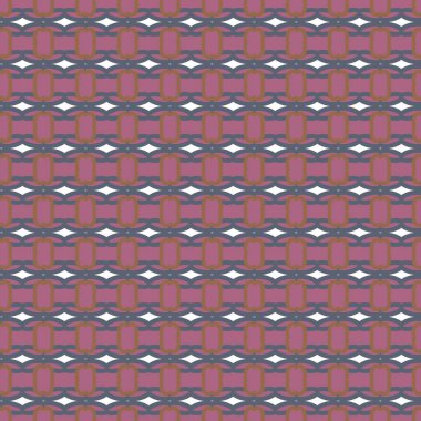 Geometrik süslemeli vektör deseni. Kusursuz tasarım dokusu 