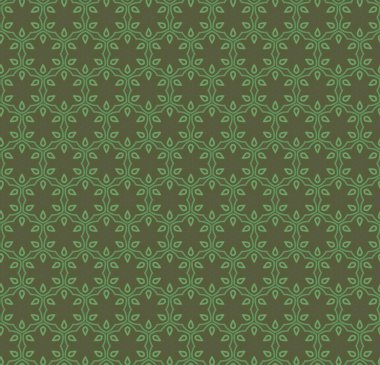 Geometrik süslemeli vektör deseni. Kusursuz tasarım dokusu 