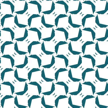 Geometrik süslemeli vektör deseni. Kusursuz tasarım dokusu