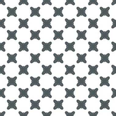 Geometrik süslemeli vektör deseni. Kusursuz tasarım dokusu 