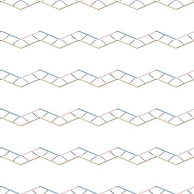 Geometrik süslemeli vektör deseni. Kusursuz tasarım dokusu