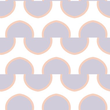 Geometrik süslemeli vektör deseni. Kusursuz tasarım dokusu 