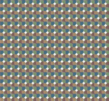 Geometrik süslemeli vektör deseni. Kusursuz tasarım dokusu