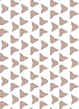 Geometrik süslemeli vektör deseni. Kusursuz tasarım dokusu 