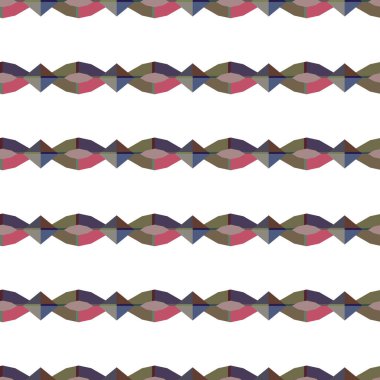 Geometrik süslemeli vektör deseni. Kusursuz tasarım dokusu 