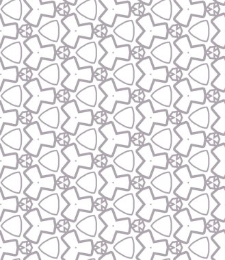 Geometrik süslemeli vektör deseni. Kusursuz tasarım dokusu 