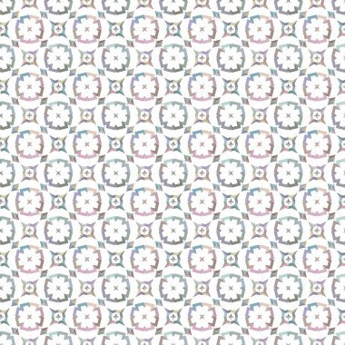 Geometrik süslemeli kusursuz desen. vektör illüstrasyonu