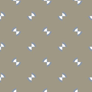 Geometrik süslemeli vektör deseni. Kusursuz tasarım dokusu 