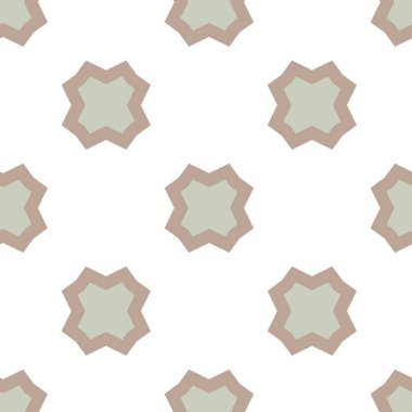 Geometrik süslemeli vektör deseni. Kusursuz tasarım dokusu