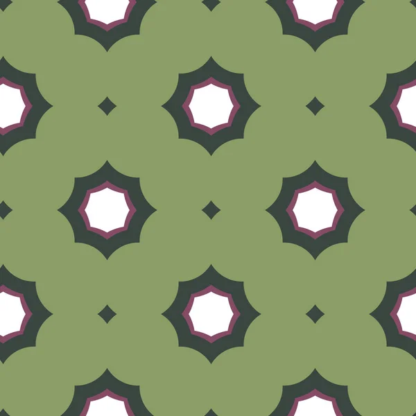 Patrón Vectorial Ornamental Geométrico Textura Diseño Sin Costuras — Vector de stock