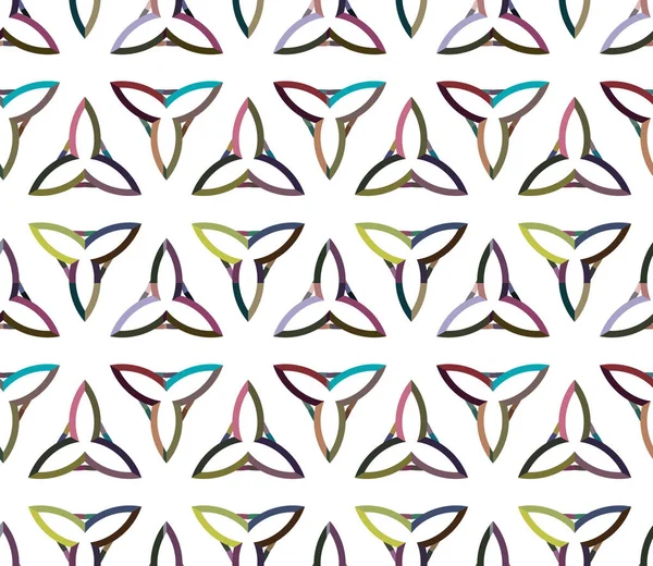 Patrón Vectorial Ornamental Geométrico Textura Diseño Sin Costuras — Vector de stock