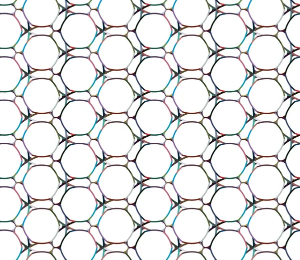 Geometrik Süslemeli Vektör Deseni Kusursuz Tasarım Dokusu — Stok Vektör