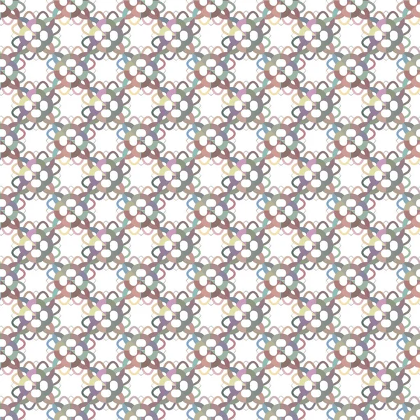 有几何装饰的无缝图案 矢量说明 — 图库矢量图片