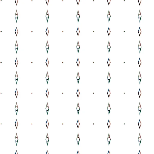 Geometrik Süslemeli Vektör Deseni Kusursuz Tasarım Dokusu — Stok Vektör
