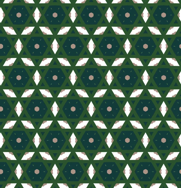 Geometrisches Ornamentales Vektormuster Nahtlose Design Textur — Stockvektor