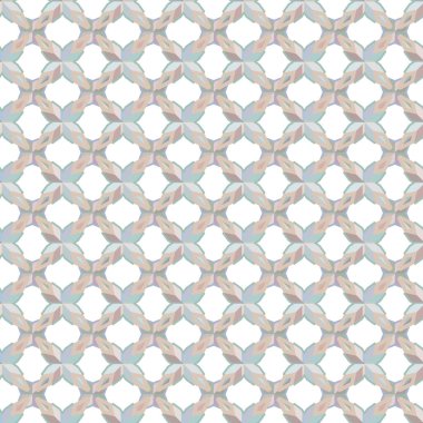 Geometrik süslemeli vektör deseni. Kusursuz tasarım dokusu 