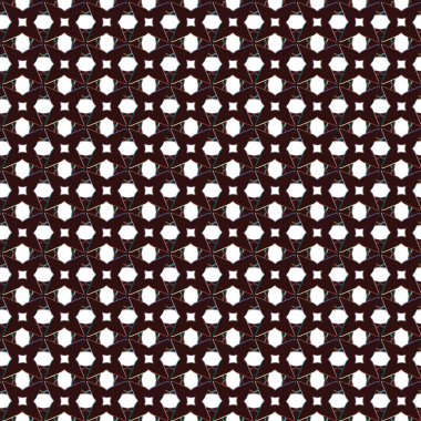 Geometrik süslemeli vektör deseni. Kusursuz tasarım dokusu 