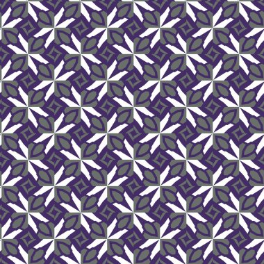 Geometrik süslemeli vektör deseni. Kusursuz tasarım dokusu