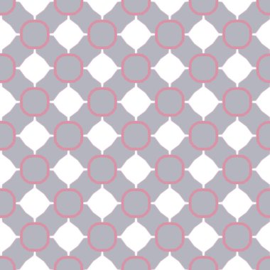 Geometrik süslemeli vektör deseni. Kusursuz tasarım dokusu 