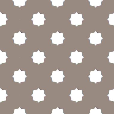 Geometrik süslemeli vektör deseni. Kusursuz tasarım dokusu 