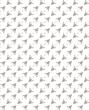 Geometrik süslemeli vektör deseni. Kusursuz tasarım dokusu 