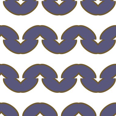 Geometrik süslemeli vektör deseni. Kusursuz tasarım dokusu 