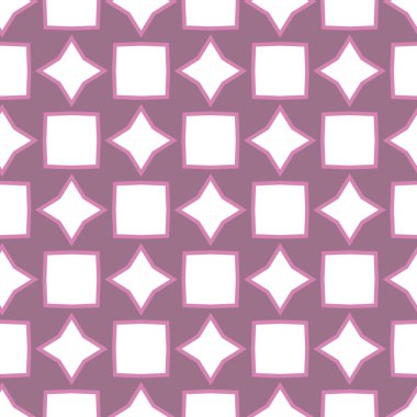 Geometrik süslemeli vektör deseni. Kusursuz tasarım dokusu 