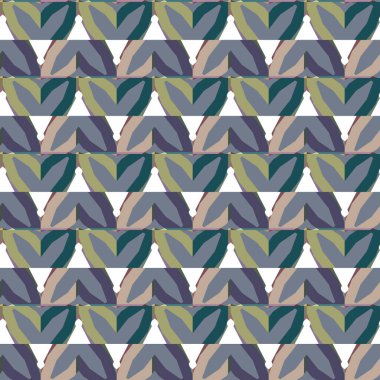 Geometrik süslemeli vektör deseni. Kusursuz tasarım dokusu 