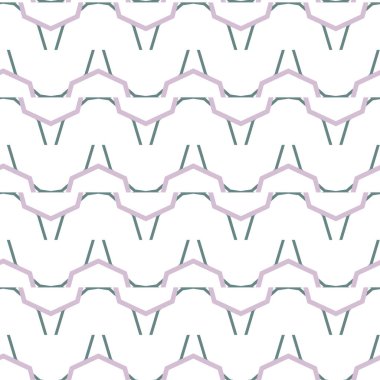 Geometrik süslemeli vektör deseni. Kusursuz tasarım dokusu
