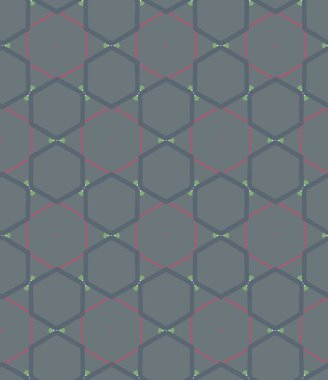 Geometrik süslemeli vektör deseni. Kusursuz tasarım dokusu 