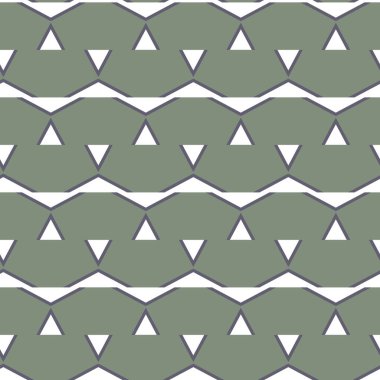 Geometrik süslemeli vektör deseni. Kusursuz tasarım dokusu 