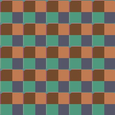 Geometrik süslemeli vektör deseni. Kusursuz tasarım dokusu 