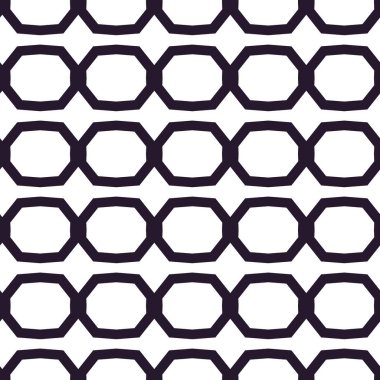 Geometrik süslemeli vektör deseni. Kusursuz tasarım dokusu 