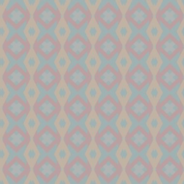 Geometrik süslemeli vektör deseni. Kusursuz tasarım dokusu 