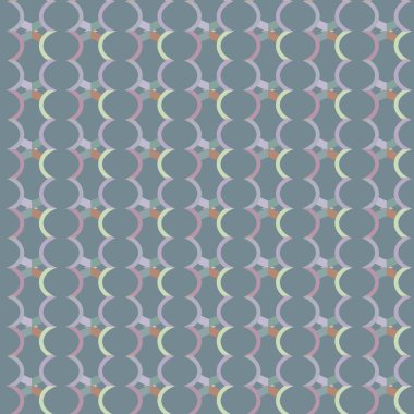 Geometrik süslemeli vektör deseni. Kusursuz tasarım dokusu