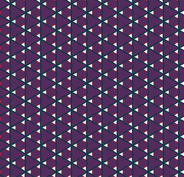 Geometrik süslemeli vektör deseni. Kusursuz tasarım dokusu 