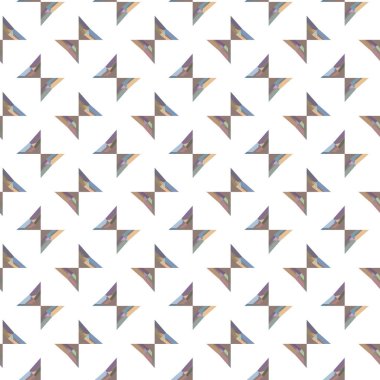 Geometrik süslemeli vektör deseni. Kusursuz tasarım dokusu 
