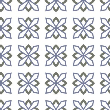 Geometrik süslemeli vektör deseni. Kusursuz tasarım dokusu