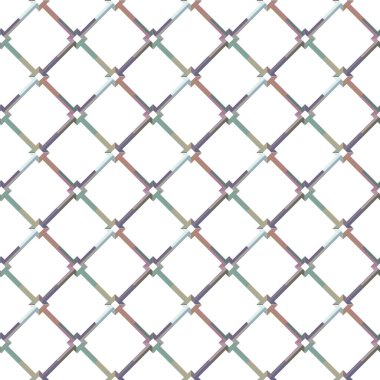 Geometrik süslemeli kusursuz desen. vektör illüstrasyonu