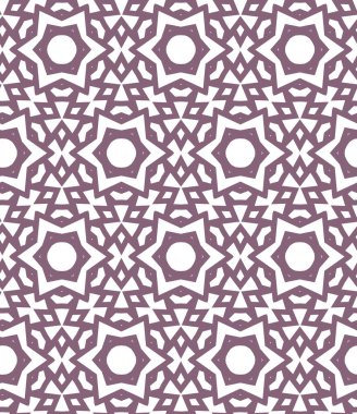 Geometrik süslemeli vektör deseni. Kusursuz tasarım dokusu 