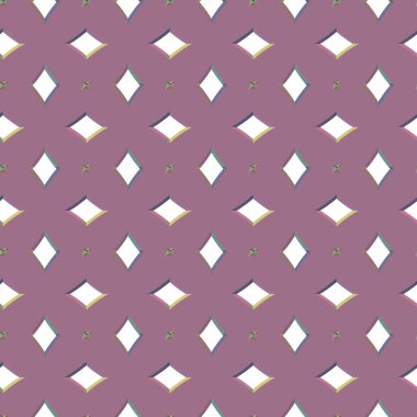 Geometrik süslemeli vektör deseni. Kusursuz tasarım dokusu 